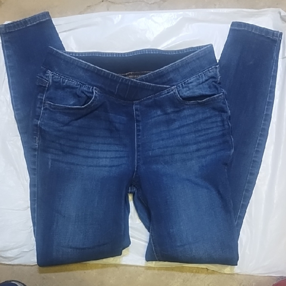 #2129 Repreve Med Long Women's Blue Jeans